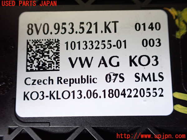 1UPJ-9238696720]アウディ・S3 セダン(8VDJHL)コンビネーションスイッチ 中古_5