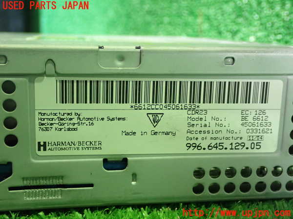 1UPJ-9238716480]ポルシェ・ボクスター(98623)CDプレーヤー 中古_3