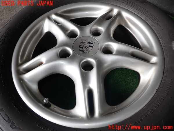 1UPJ-9238719032]ポルシェ・ボクスター(98623)タイヤ　ホイール　1本② 225/50ZR16 中古_4