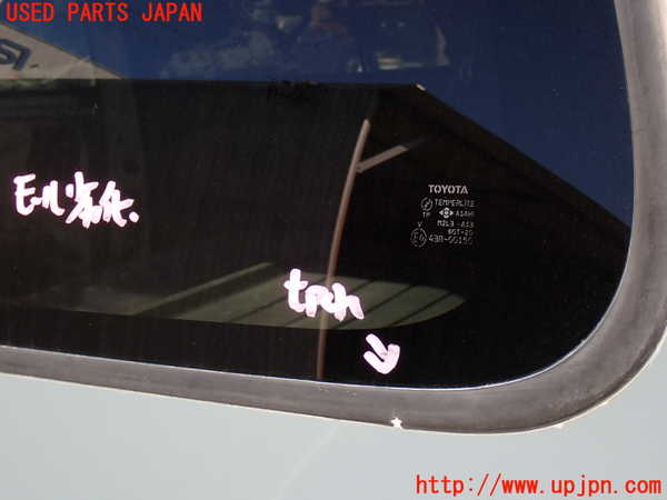 2UPJ-9238741382]ハイラックスサーフ(RZN185W)左クォーターガラス (43R-00150) 中古_2