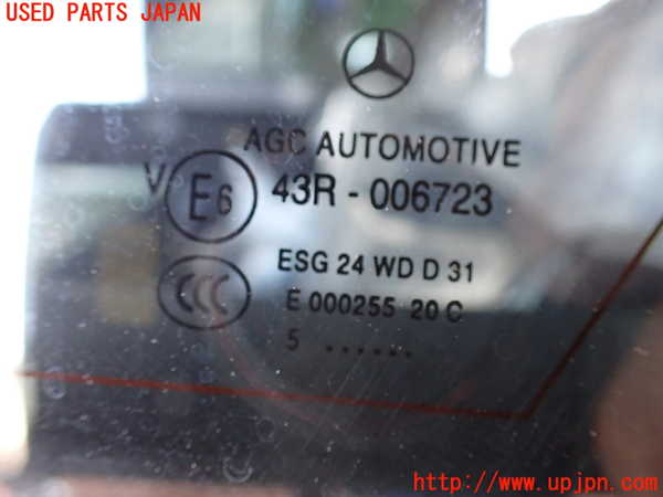 2UPJ-9238761380]ベンツ E220 d(BlueTEC) ステーションワゴン S212(212201C)右クォーターガラス 中古 AGC 43R-006723_3
