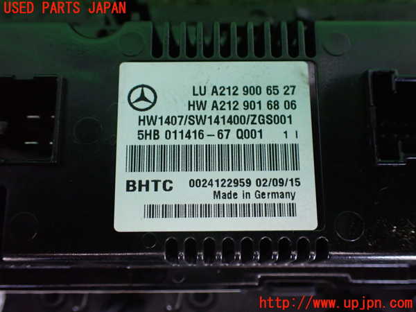 2UPJ-9238766066]ベンツ E220 d(BlueTEC) ステーションワゴン S212(212201C)エアコンスイッチ1 中古_3