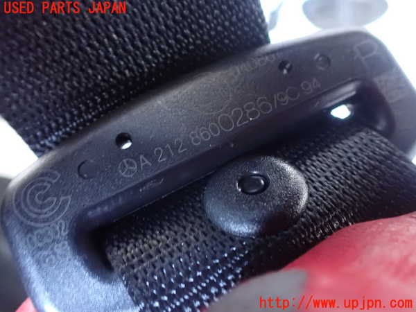 2UPJ-9238767155]ベンツ E220 d(BlueTEC) ステーションワゴン S212(212201C)右2列目シートベルト 中古_2
