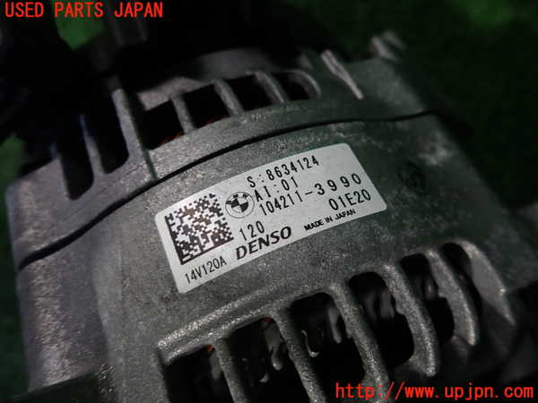 2UPJ-9238776015]BMW ミニ(MINI)クーパー(XR15MW)(F56)オルタネーター(ダイナモ) 中古_3