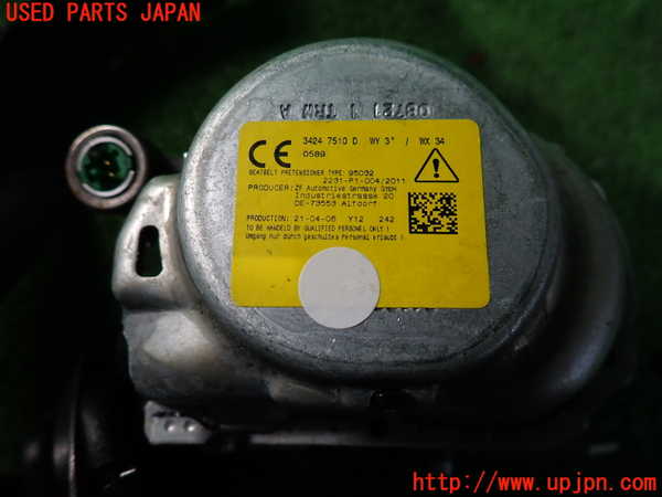 2UPJ-9238777155]BMW ミニ(MINI)クーパー(XR15MW)(F56)右2列目シートベルト 中古_2