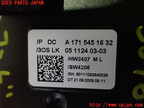 2UPJ-9238786720]ベンツ SLK200 コンプレッサー(171445)コンビネーションスイッチ 中古 (R171)_5