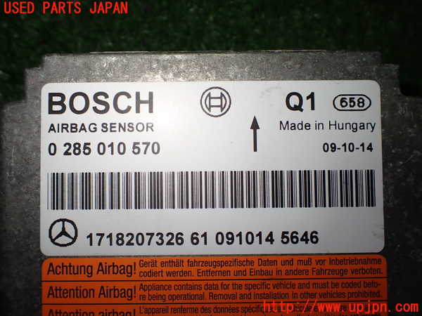 2UPJ-9238786145]ベンツ SLK200 コンプレッサー(171445)エアバッグコンピューター 中古 (R171)_4