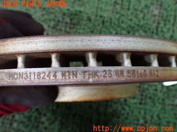 3UPJ=9238790305]MR2 GT-S Tバールーフ(SW20 4型)社外 ディスクローター スリット 非貫通ドリルド 1台分 中古_4