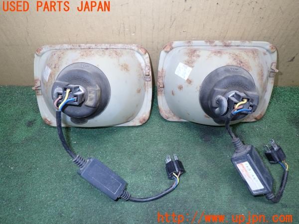3UPJ=9238790561]MR2 GT-S Tバールーフ(SW20 4型)純正 KOITO XL88 997-19515 ヘッドライト H4 社外 LEDバルブ付き 中古_2