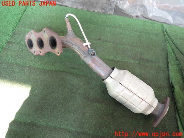 2UPJ-9238812041]クラウン アスリート(GRS211)エキマニ1 (触媒 マニバーター) 中古_2