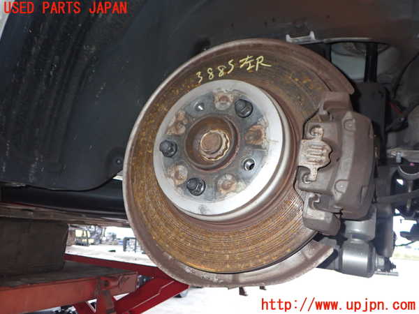 2UPJ-9238834305]BMW 525i ツーリング(PU25)(E61)左リアナックルハブ 中古_3