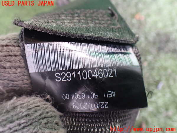 2UPJ-9238837045]BMW 525i ツーリング(PU25)(E61)運転席シートベルト 中古_2