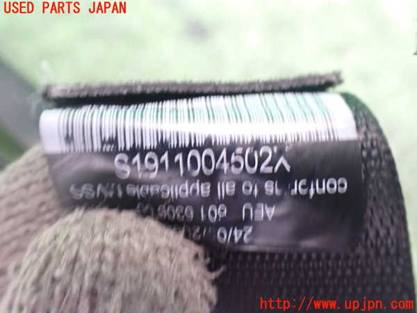 2UPJ-9238837075]BMW 525i ツーリング(PU25)(E61)助手席シートベルト 中古_2