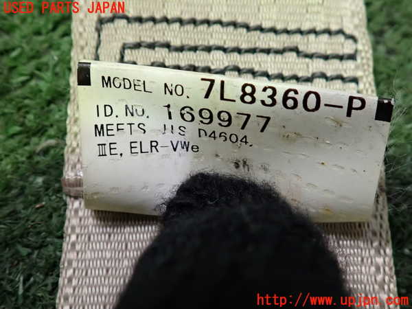 2UPJ-9238847075]クラウン ロイヤル(GRS180)助手席シートベルト 中古_4