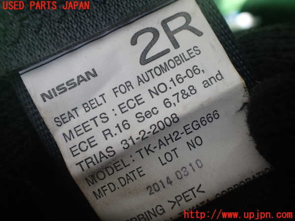 1UPJ-9238867045]エルグランド(TE52)運転席シートベルト 中古_3