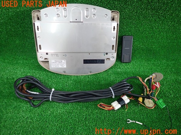 3UPJ=9238870559]アルファードG ASプライムセレクションⅡ(ANH10W)純正 08545-00M30-A0 V9T-R56C フリップダウンモニター 中古_2