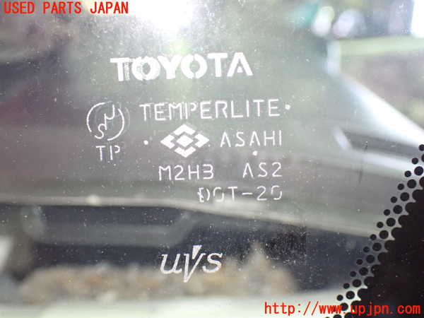 1UPJ-9238871202]アルファードG(ANH10W)左フロント三角窓ガラス ASAHI M2H3 中古_2