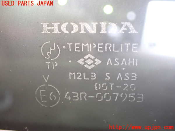 1UPJ-9238881380]ステップワゴン(RG1)右クォーターガラス ASAHI M2L3 中古_2
