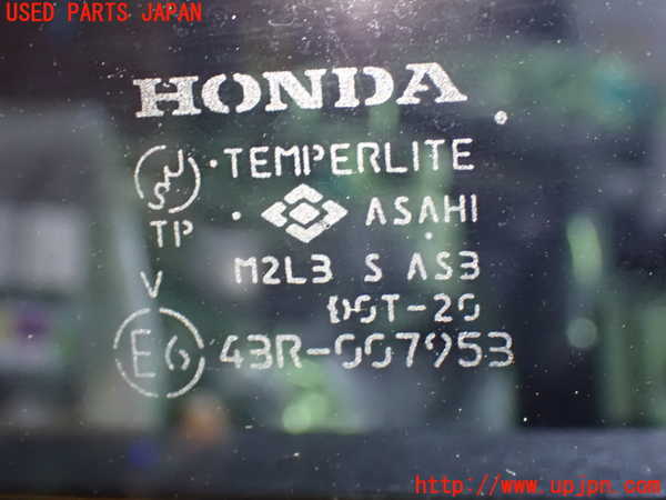 1UPJ-9238881382]ステップワゴン(RG1)左クォーターガラス ASAHI M2L3 中古_2