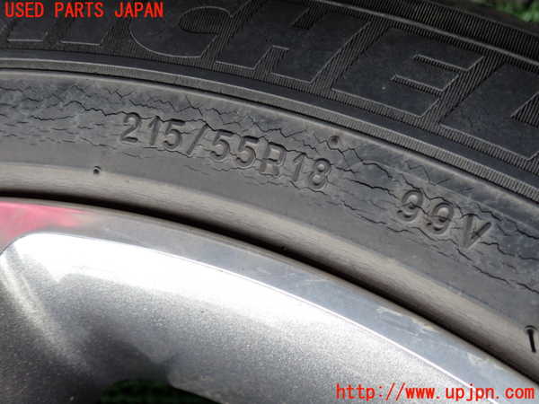 1UPJ-9238899043]ジープ・コンパス(MK4924)タイヤ　ホイール　1本③ 215/55R18 中古_2