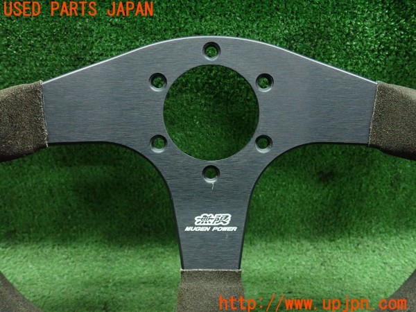 3UPJ=9238900617]アコード ユーロR(CL7)無限 MUGEN MOMO モモ ステアリング 約347mm 中古_2