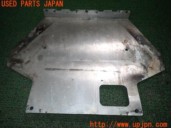 3UPJ=9238910002]180SX タイプX(RPS13)中期 社外 オイルパンガード アンダーカバー アルミ 中古_4