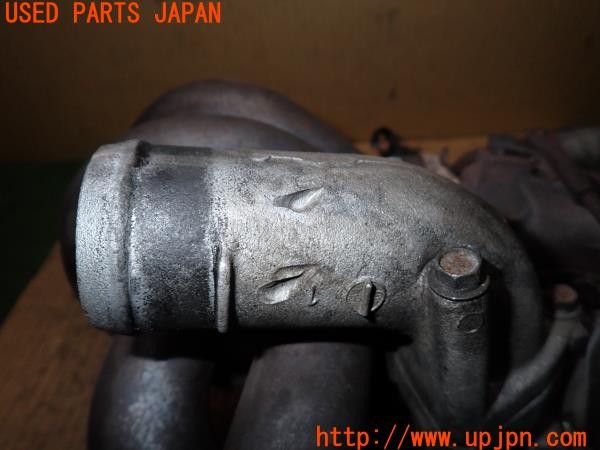 3UPJ=9238910136]180SX タイプX(RPS13)中期 純正 14411-50F00 タービン 社外 強化アクチュエーター アウトレットパイプ エキマニ付き 中古_5