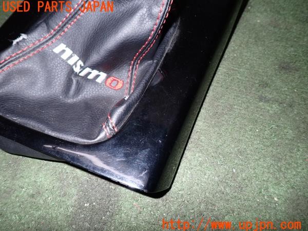3UPJ=9238910622]180SX タイプX(RPS13)中期 純正 68260-35F00 センターパネル シフトパネル NISMO シフトブーツ付き 中古_3