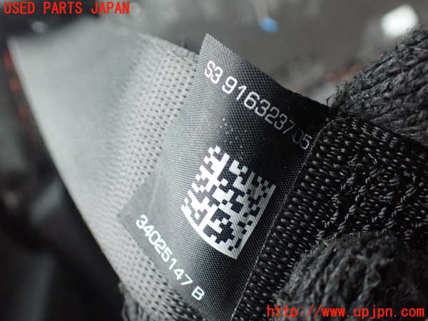 1UPJ-9238937155]BMW 740i(KA30)(F01)右2列目シートベルト 中古_2