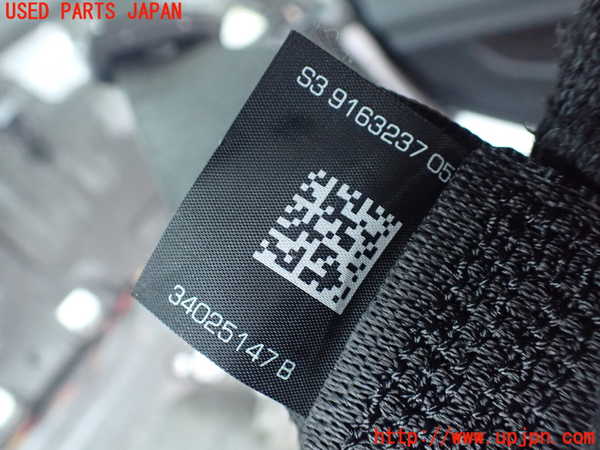 1UPJ-9238937185]BMW 740i(KA30)(F01)左2列目シートベルト 中古_2