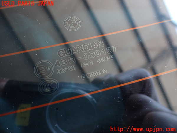 2UPJ-9238951560]BMW 523i(XG20)リアガラス (43R-000137) 中古 (F10)_3