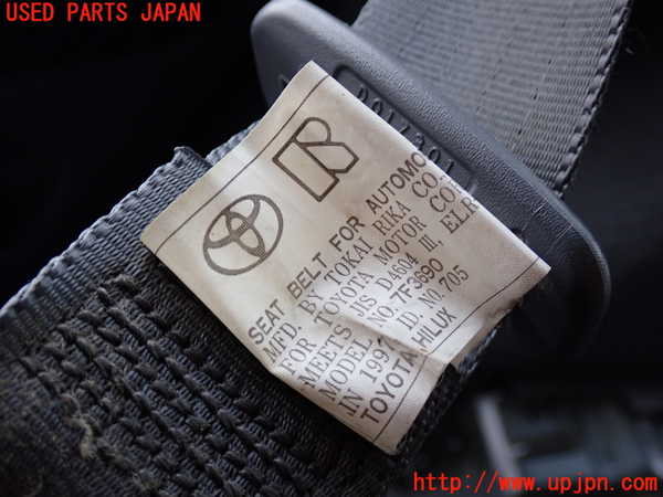2UPJ-9238967155]ハイラックスサーフ(RZN185W)右2列目シートベルト 中古_2
