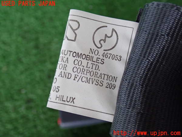 2UPJ-9238967135]ハイラックスサーフ(RZN185W)真中2列目シートベルト 中古_3