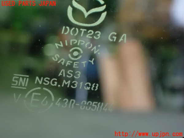 1UPJ-9238971380]CX-60(KH3R3P)右クォーターガラス NSG M31Q8 中古_2