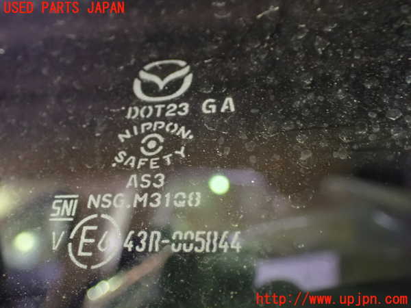 1UPJ-9238971382]CX-60(KH3R3P)左クォーターガラス NSG M31Q8 中古_2