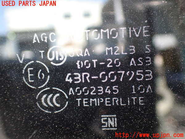 1UPJ-9238981382]レジアスエース(ハイエース200系)(GDH206V)左クォーターガラス 中古(43R-007953 M2L3)_4