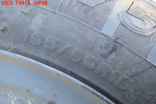 1UPJ-9238989026]レジアスエース(ハイエース200系)(GDH206V)タイヤ　ホイール　1本① 195/80R15 中古_3