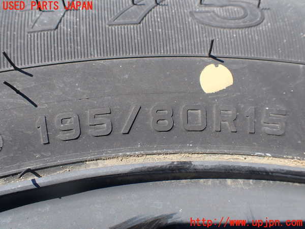 1UPJ-9238989029]レジアスエース(ハイエース200系)(GDH206V)タイヤ　ホイール　1本④ 195/80R15 中古_2
