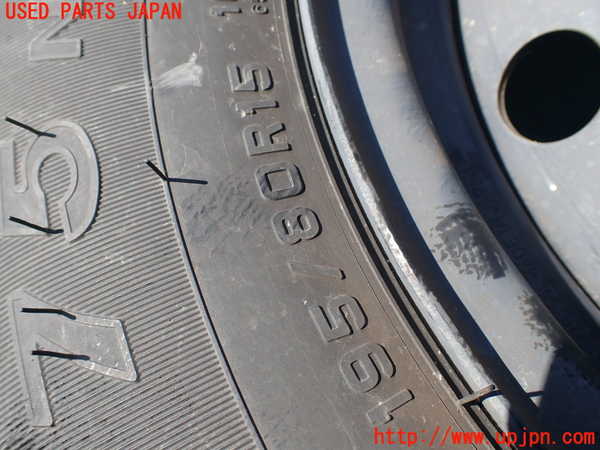 1UPJ-9238989028]レジアスエース(ハイエース200系)(GDH206V)タイヤ　ホイール　1本③ 195/80R15 中古_3