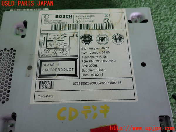 2UPJ-9239016480]アバルト・595(312142)CDプレーヤー 中古_3