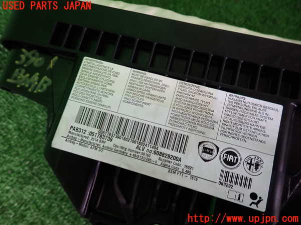 2UPJ-9239017870]アバルト・595(312142)助手席側エアバッグカバー 中古_3