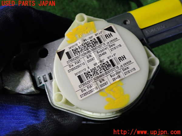 2UPJ-9239017045]アバルト・595(312142)運転席シートベルト 中古_2