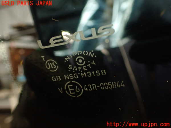 2UPJ-9239021382]レクサス・RC F(USC10)左クォーターガラス 中古(43R-005844 M31S8)_3