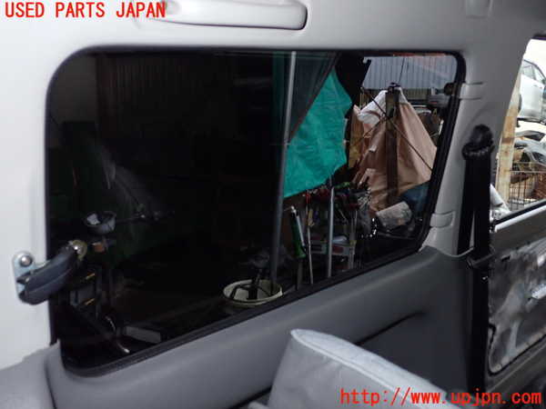 1UPJ-9239051382]ジムニー(JA22W)左クォーターガラス 中古 ASAHI M2L3_2