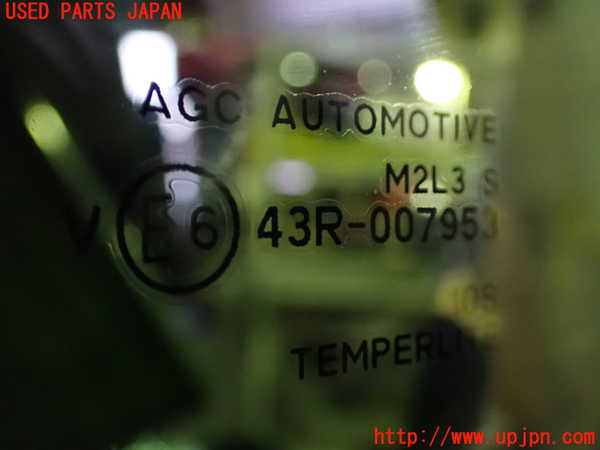1UPJ-9239061382]セレナ e-POWER(GFC28)左クォーターガラス 中古 AGC M2L3 43R-007953_2