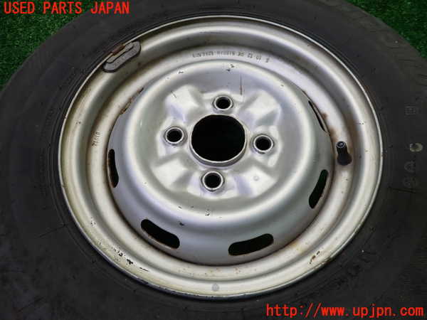 1UPJ-9239079011]パオ(PK10)タイヤ　ホイール　1本① 155/80R12 中古_4