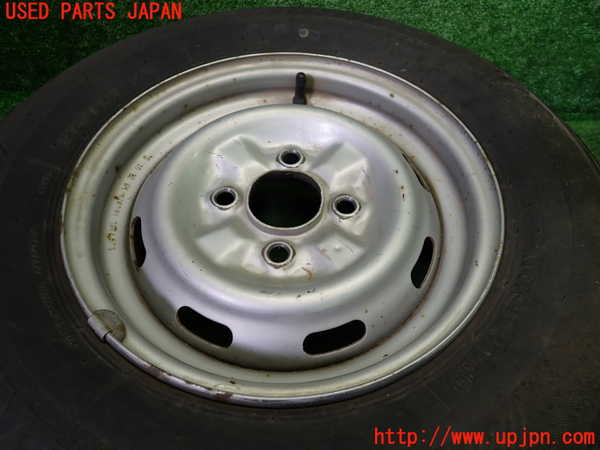 1UPJ-9239079012]パオ(PK10)タイヤ　ホイール　1本② 155/80R12 中古_4