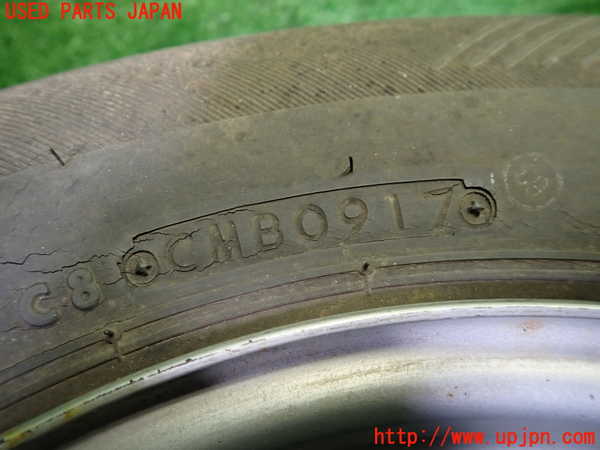 1UPJ-9239079012]パオ(PK10)タイヤ　ホイール　1本② 155/80R12 中古_5