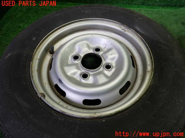 1UPJ-9239079013]パオ(PK10)タイヤ　ホイール　1本③ 155/80R12 中古_4