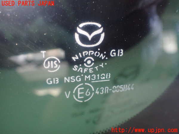 1UPJ-9239091380]プレマシー(CREW)右クォーターガラス 中古 NSG M31Q8 43R-005844_3